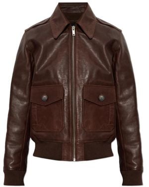 A.P.C. The Leather Jacket - Bruin