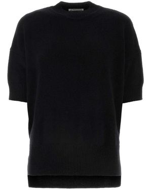 Jil Sander Round-Neck Knitwear - Black
