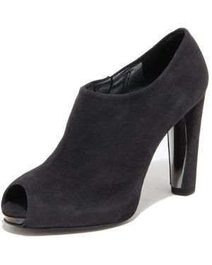 Stuart Weitzman Offene Zehen Hohe Absatzschuhe - Schwarz