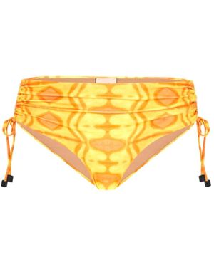 Oas Badmode ,Veelkleurig ,Polyester Bikini Broekje - Geel