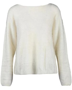 Kangra Round-Neck Knitwear - Blanc