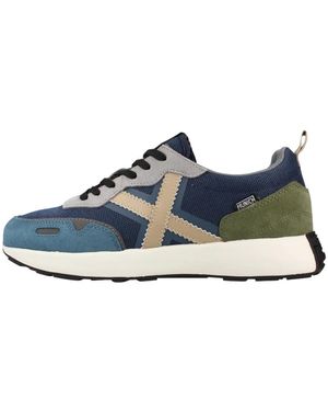 Munich Schoenen ,Blauw ,Leer Xemine 108 Sneakers