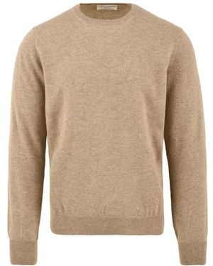 FILIPPO DE LAURENTIIS Round-Neck Knitwear - Brown