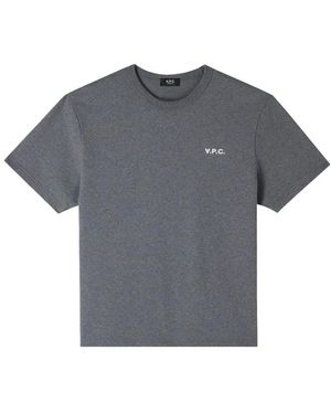 A.P.C. Boxy Petit Vpc T-Shirt - Grijs