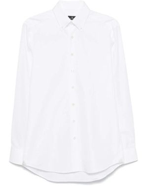 Etro Overhemden ,Wit ,Katoen Two Fabrics Formele Overhemd
