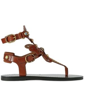 Kurt Geiger Schoenen ,Bruin ,Leer Boho Butterfly Gladiator