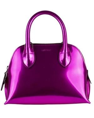 Lanvin Borsa a mano bugatti in pelle rosa - Viola