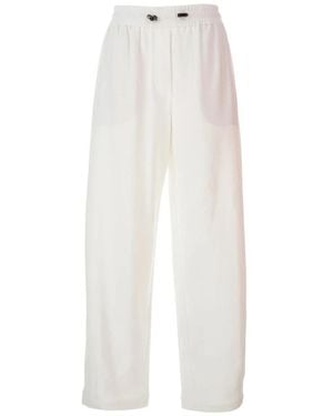 Brunello Cucinelli Wide Trousers - Blanc