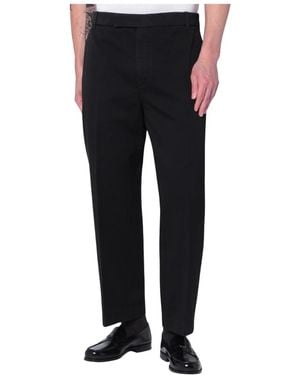 Thom Browne Slim-Fit Trousers - Black
