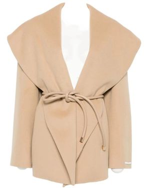 Sportmax Belted Coats - Neutro