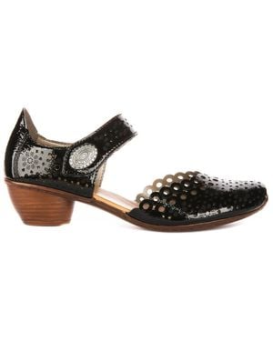 Rieker Court Shoes - Black