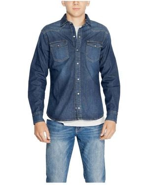 Gas Denim Shirts - Blue
