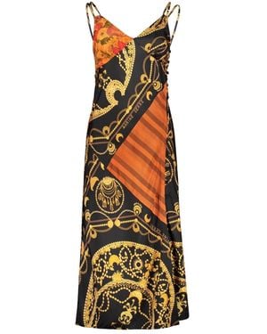 Marine Serre Midi Dresses - Metallic
