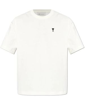 Ami Paris T-Shirts - White