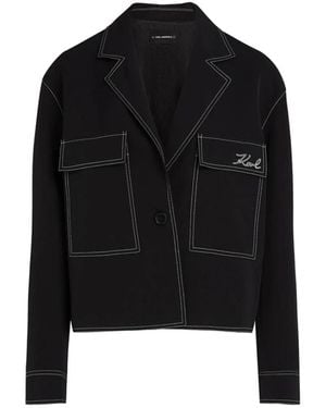 Karl Lagerfeld Blazers - Black