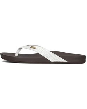 Reef Comfortabele Cushion Court Slippers - Wit