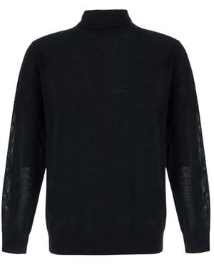 Kangra Rollkragenpullover - Blau