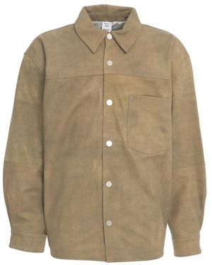 Won Hundred Suede Overshirt Jacket - Natur