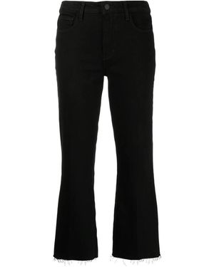 L'Agence Jeans ,Zwart ,Cropped Jeans