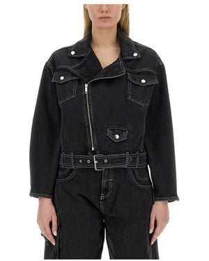 Moschino Denim Jackets - Negro