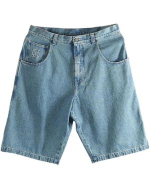 Vetements Denim Shorts - Blue