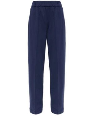 Moncler Broeken ,Blauw ,Broek Met Beennaad