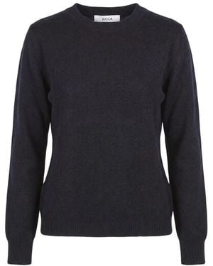 Jucca Round-Neck Knitwear - Black