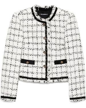 Karl Lagerfeld Tweed Jackets - Wit