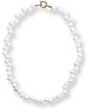 BONNIE STUDIOS Sieraden Fred Funky Big Necklace - Wit