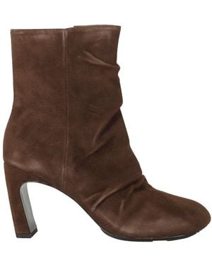 Ash Heeled Boots - Marrone