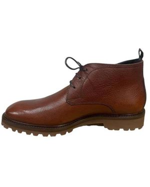 van Bommel Lace-Up Boots - Marrón