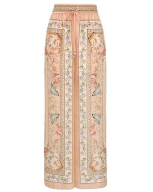 Zimmermann Wide Trousers - Neutro