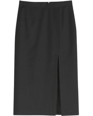 Barena Midi Skirts - Black