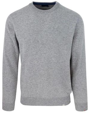 Paul & Shark Grauer rundhalspullover regular fit