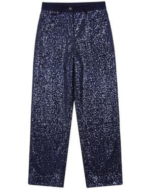 8pm Broeken ,Blauw ,Rechte Broek