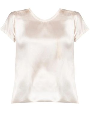 Pinko Overhemden ,Wit ,Zijden Blouse