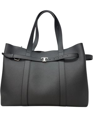 Tod's Tassen ,Zwart ,Leer Tim Aktetas Grande