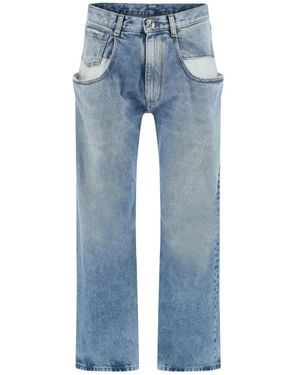Maison Margiela Straight Jeans - Blue