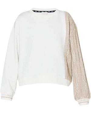 Liu Jo Round-Neck Knitwear - White