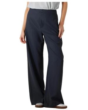 Mos Mosh Wide Trousers - Blue
