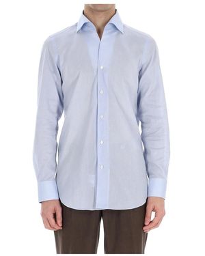 Finamore 1925 Casual Shirts - Blu