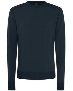 Belstaff Round-Neck Knitwear - Blauw