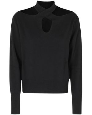 FEDERICA TOSI Round-Neck Knitwear - Black