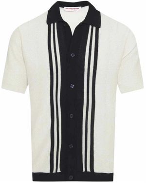 Orlebar Brown Short Sleeve Shirts - Black