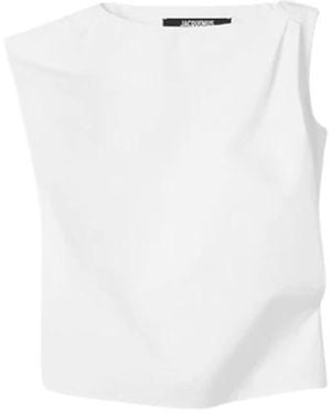 Jacquemus Tops ,Wit ,Sleeveless Tops