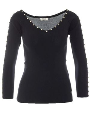 Liu Jo V-Neck Knitwear - Azul