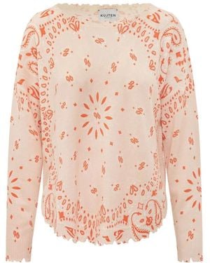 Kujten Mela Bandana Sweater - Pink
