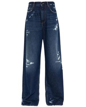 Dolce & Gabbana Wide Jeans - Azul