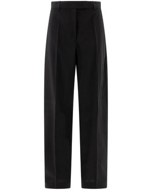 Sportmax Straight Trousers - Negro