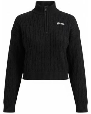 Guess Truien & Vesten ,Zwart ,Polyester Coltruien